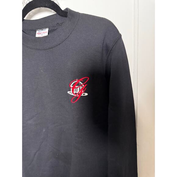Vintage The Greenbrier Embroidered Crewneck Sweatshirt Black USA Unisex Medium - Picture 5 of 7